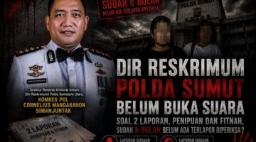 8 Bulan Laporan Dugaan Fitnah Bergulir, Awak Media Konfirmasi Dir Reskrimum Polda Sumut Belum Dijawab